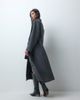 ONLY ONLY tailored maxi coat in dark gray - 3
