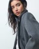 ONLY ONLY tailored maxi coat in dark gray - 4