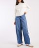 ONLY ONLY Taylor high waist barrel leg jeans in mid wash blue - 1