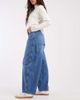 ONLY ONLY Taylor high waist barrel leg jeans in mid wash blue - 2