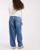 ONLY ONLY Taylor high waist barrel leg jeans in mid wash blue - 3