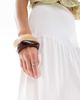 ONLY ONLY tiered maxi skirt in white - 2