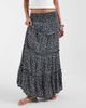 ONLY ONLY tiered maxi skirt in white floral - 2