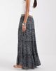 ONLY ONLY tiered maxi skirt in white floral - 3
