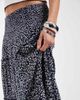 ONLY ONLY tiered maxi skirt in white floral - 4