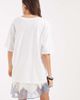 ONLY ONLY tomato graphic print oversized T-shirt in white - 4