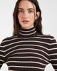 ONLY ONLY turtleneck sweater in brown stripes - 3