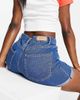 ONLY Only Vega denim shorts with rolled up hem in blue-Blues - 2