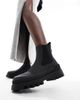 ONLY ONLY water resistant chunky platform boots in black - 1
