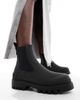 ONLY ONLY water resistant chunky platform boots in black - 3