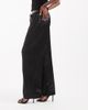 ONLY ONLY wide leg satin pants in black - 2