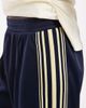 ONLY ONLY wide leg satin pants with side stripes in navy - 3