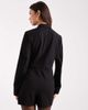 ONLY ONLY wrap blazer romper in black - 4