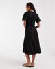 ONLY ONLY wrap midi dress in black - 4