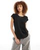 ONLY Only zip back blouse in black - 1