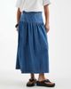 ONLY Petite ONLY Petite dropped waist denim midaxi skirt in mid blue - 2