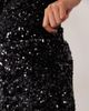 ONLY Petite ONLY Petite high waist sequin shorts in black - 3