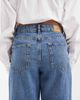 ONLY Petite ONLY Petite Hope mid rise wide leg jeans with button detail in mid blue - 3
