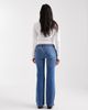 ONLY Petite ONLY Petite Lola super low waist flared jeans in light blue denim - 3
