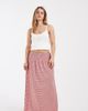 ONLY Petite ONLY Petite maxi skirt in red gingham - 1