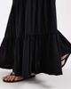 ONLY Petite ONLY Petite tiered maxi skirt in black - 4