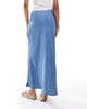 Only Tall ONLY Tall chambray maxi skirt in mid blue - 3
