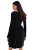 Only Tall ONLY Tall corset detail long sleeve mini dress in black - 4