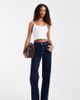 Only Tall ONLY Tall Hannah extra high waist wide leg jeans in dark blue rinse - 1
