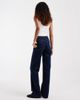 Only Tall ONLY Tall Hannah extra high waist wide leg jeans in dark blue rinse - 3