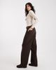 Only Tall ONLY Tall high waist barrel leg jeans in brown - 3