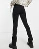 Only Tall Only Tall high waisted flared jeans in black - 2