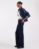 Only Tall ONLY Tall Judy low rise wide leg jeans in dark blue rinse - 2