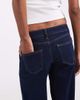 Only Tall ONLY Tall Judy low rise wide leg jeans in dark blue rinse - 4