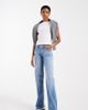 Only Tall ONLY Tall Judy low rise wide leg jeans in light blue denim - 1