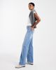Only Tall ONLY Tall Judy low rise wide leg jeans in light blue denim - 3