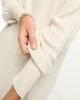 Only Tall Only Tall knitted v neck maxi dress in cream-White - 3