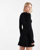 Only Tall ONLY Tall mini knit skater dress in black - 4