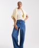 Only Tall ONLY Tall Paulina high waist baggy jeans in mid blue denim - 1