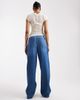 Only Tall ONLY Tall Paulina high waist baggy jeans in mid blue denim - 3