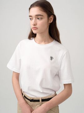 on&on Basic Logo Embroidered T-Shirt