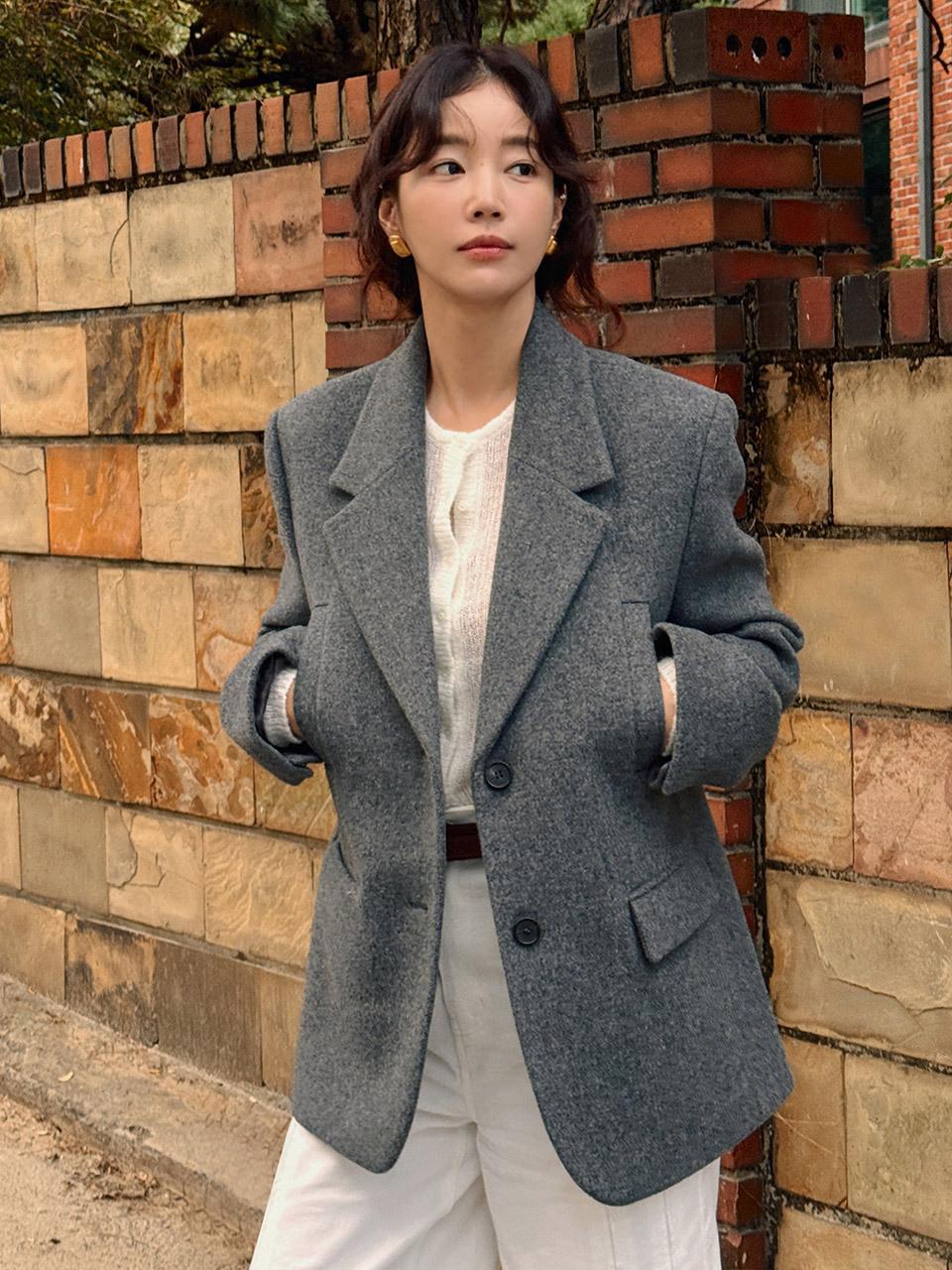 on&on Classic Wool Cashmere Jacket NEW4WJA22_14