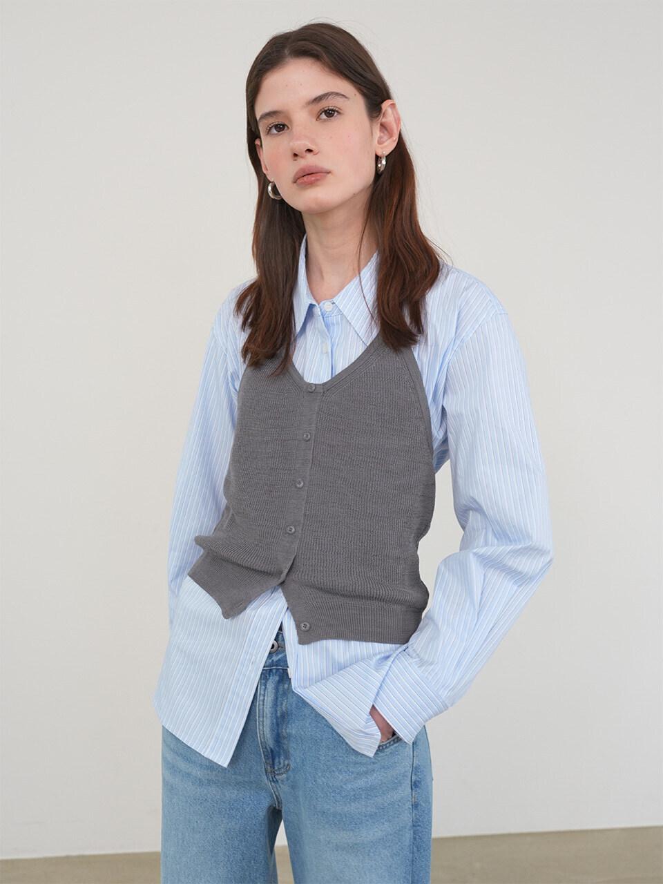 on&on Semi-oversized Classic Cotton Shirt (NEW5SB207)