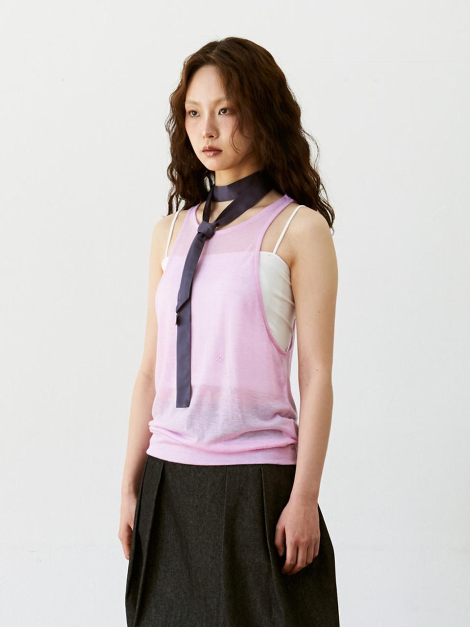 ONSKA Beads Sleeveless_Pink