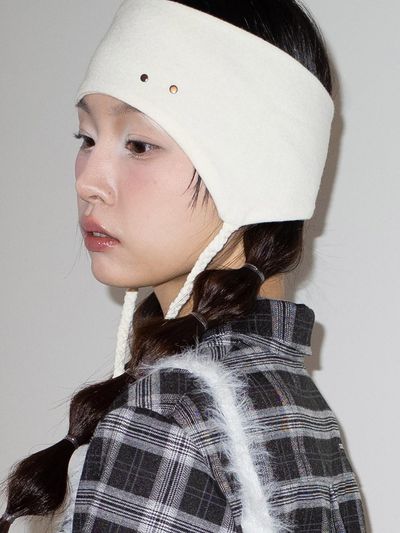 ONSKA Braided Soft-touch Hair Band [CREAM]