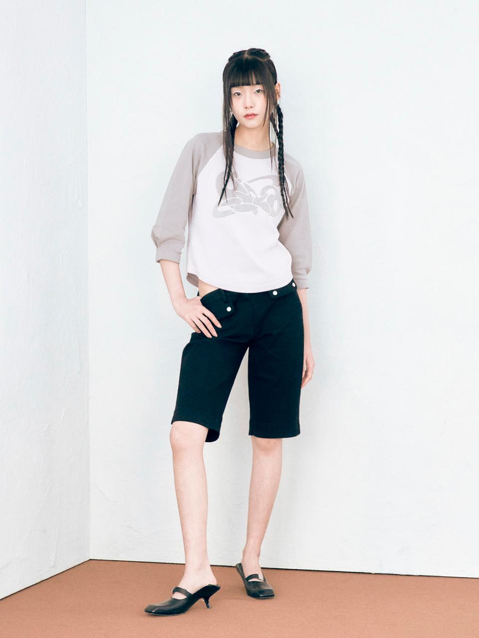 ONSKA Flap Half Pants_Black
