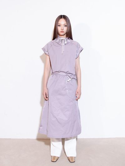 ONSKA String Mix Layered Dress_Dust Pink