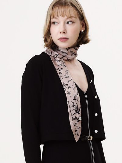 ONSZ Botanical Twilly Scarf [Pink]