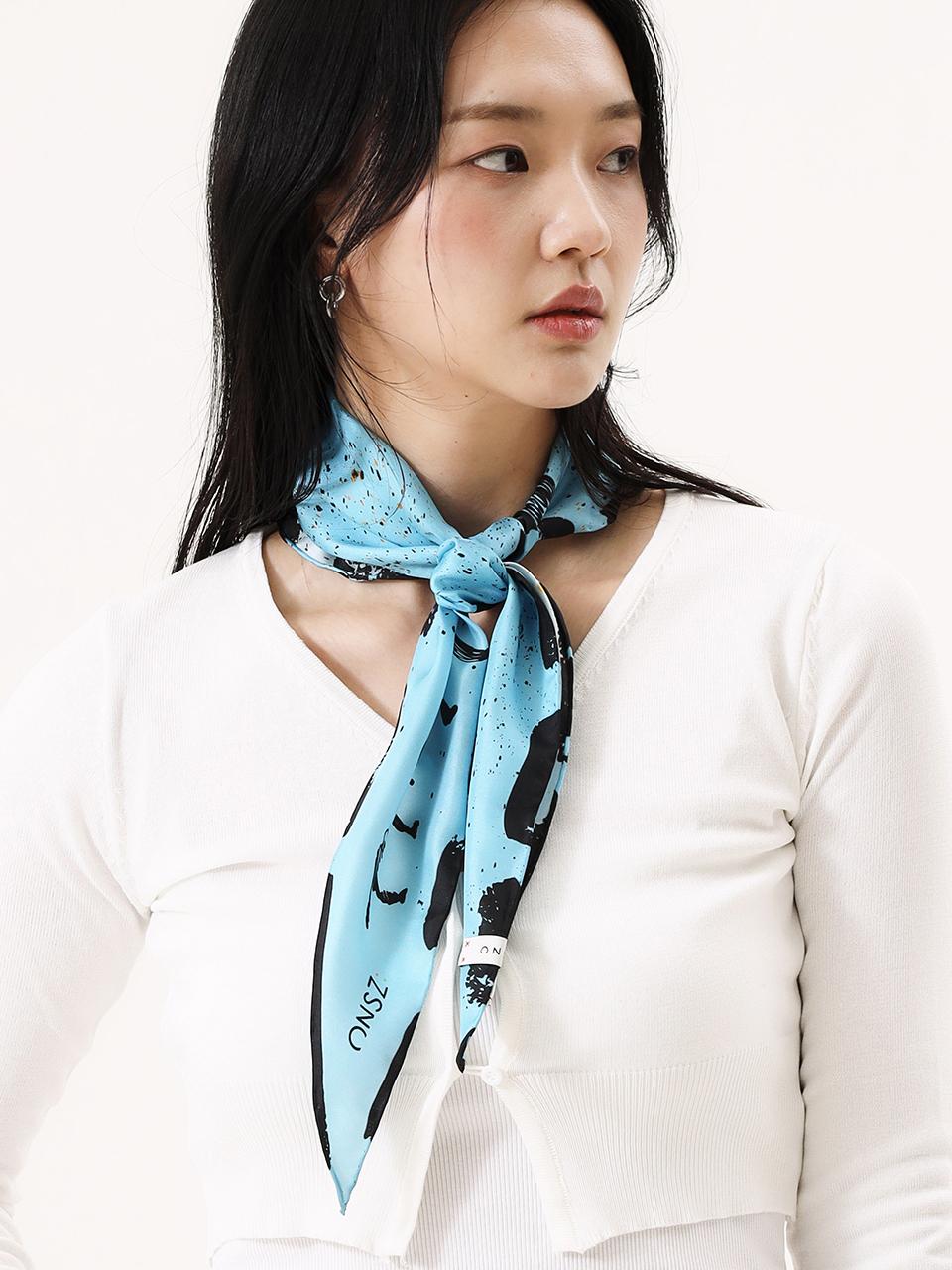 ONSZ Dog Walking Silk Scarf