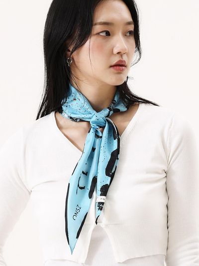 ONSZ Dog Walking Silk Scarf