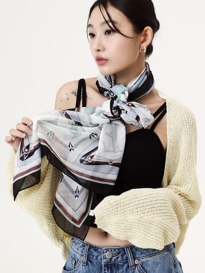 ONSZ Logo Alphabet Long Scarf